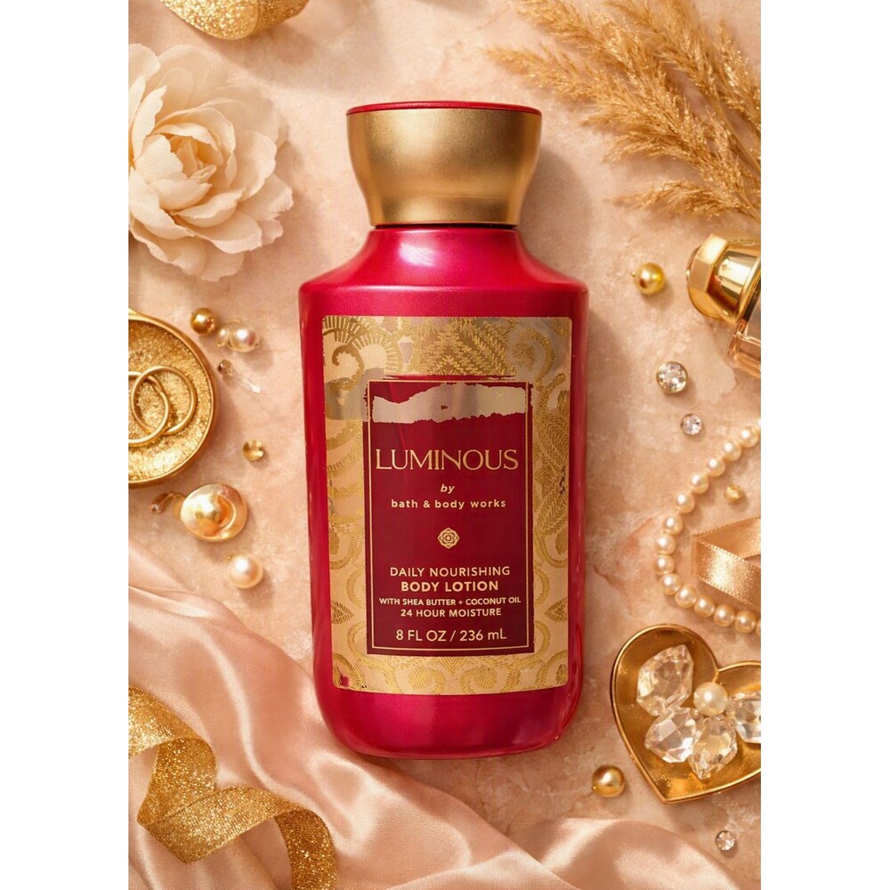 Bath & Body Works Luminous Body Lotion • Ruby Currant Iris Amber • 8oz
